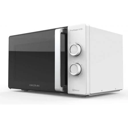 Cecotec ProClean 4110 Microondas con Grill de 23 L, 700 W, Blanco
